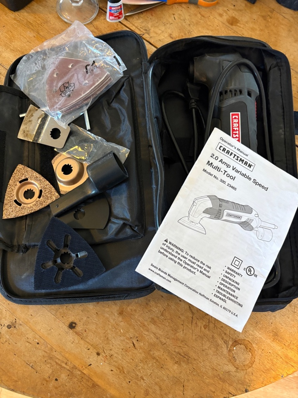 Craftsman 2.0 Amp Variable Speed Multi-Tool Kit - Black